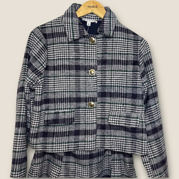 HYFVE | Plaid Blazer & Skirt Set | Size Small | Classic & Timeless Style NWT - Picture 7 of 9